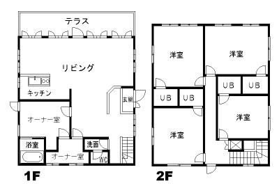 Floor plan. 14.8 million yen, 4LDK + S (storeroom), Land area 517.62 sq m , Building area 179 sq m