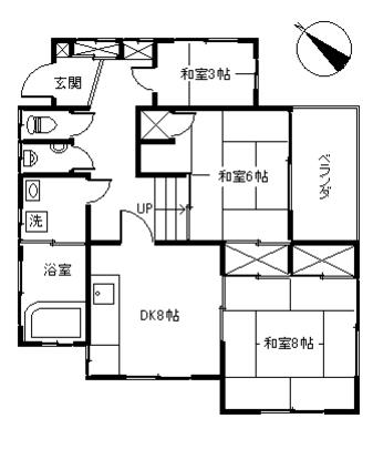 Floor plan. 12 million yen, 2DK + S (storeroom), Land area 243.34 sq m , Building area 71.21 sq m