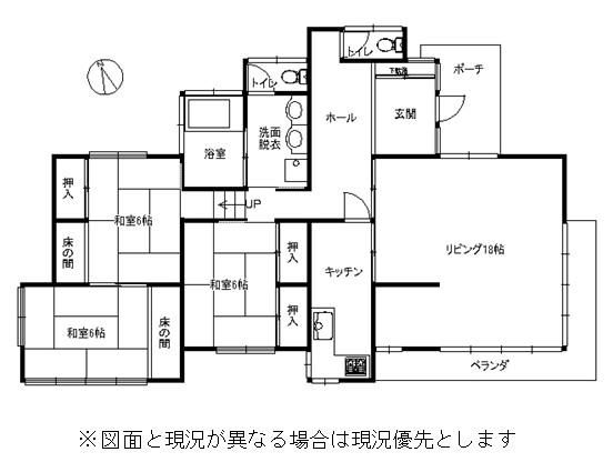 Floor plan. 10 million yen, 3LDK, Land area 558 sq m , Building area 85.29 sq m