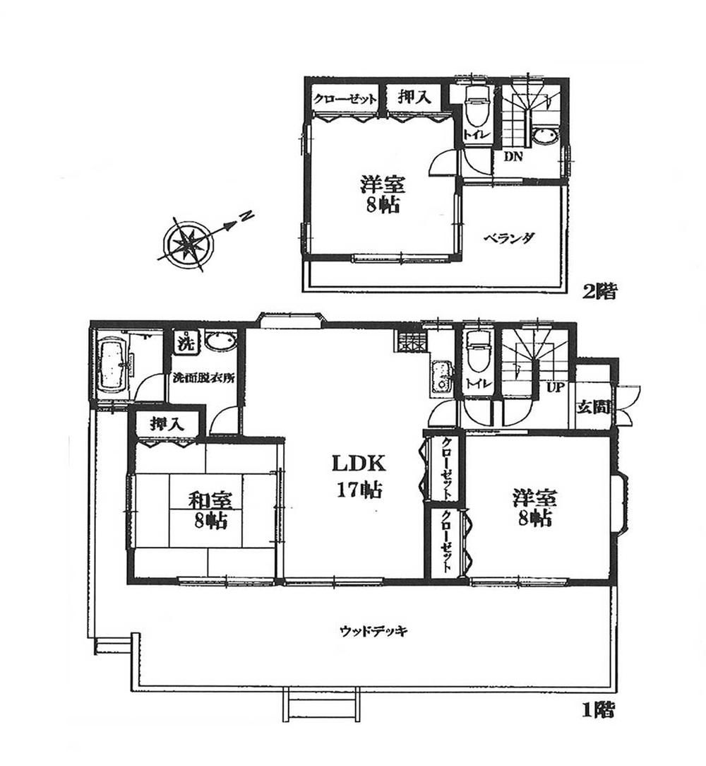 Floor plan. 24,800,000 yen, 3LDK, Land area 429 sq m , Building area 100.19 sq m