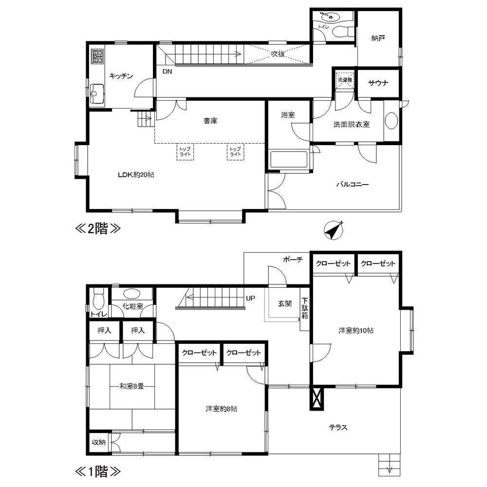 Floor plan. 28 million yen, 3LDK + S (storeroom), Land area 455 sq m , Building area 153.09 sq m