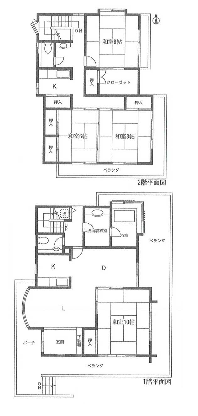 Floor plan. 35,800,000 yen, 4LDK, Land area 1,027 sq m , Building area 144.25 sq m