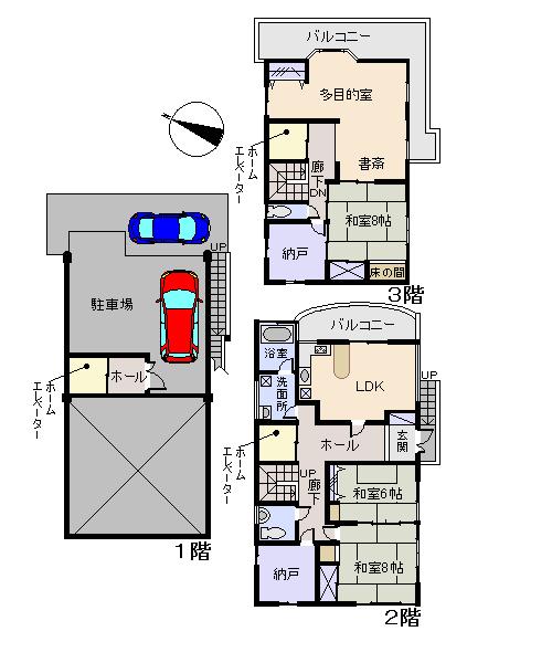 Floor plan. 25 million yen, 4LDK + 2S (storeroom), Land area 165.47 sq m , Building area 191.27 sq m