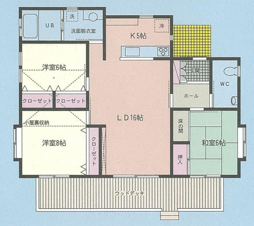 Floor plan. 35,800,000 yen, 3LDK, Land area 838.98 sq m , Building area 96.05 sq m floor plan