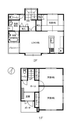 Floor plan. 18,800,000 yen, 3LDK, Land area 330 sq m , Building area 94.88 sq m