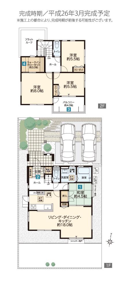 Floor plan. (11), Price 29.4 million yen, 4LDK, Land area 166.26 sq m , Building area 102.68 sq m