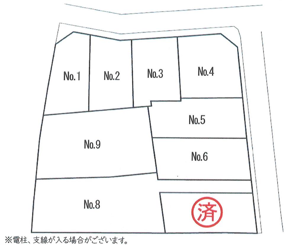 Compartment figure. Land price 9.8 million yen, Land area 165.5 sq m
