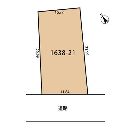 Compartment figure. Land price 9.9 million yen, Land area 241.52 sq m