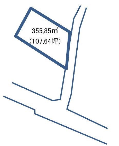 Compartment figure. Land price 22.6 million yen, Land area 355.85 sq m