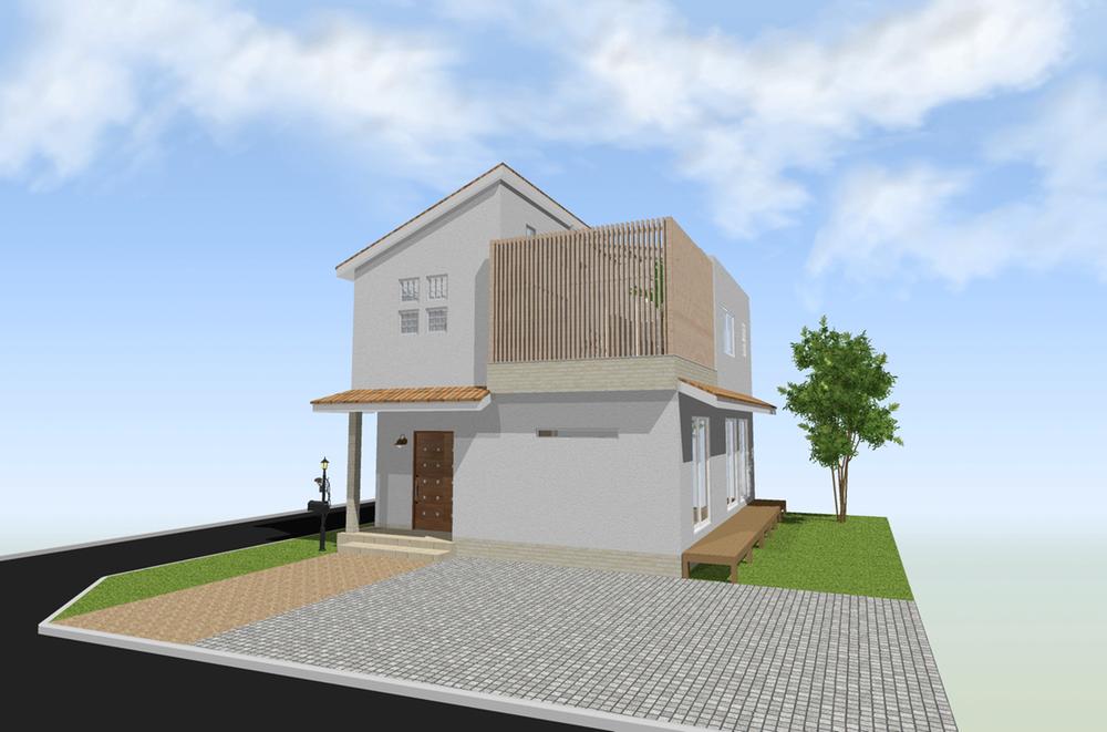 Building plan example (Perth ・ appearance). Building plan example (A No. land)