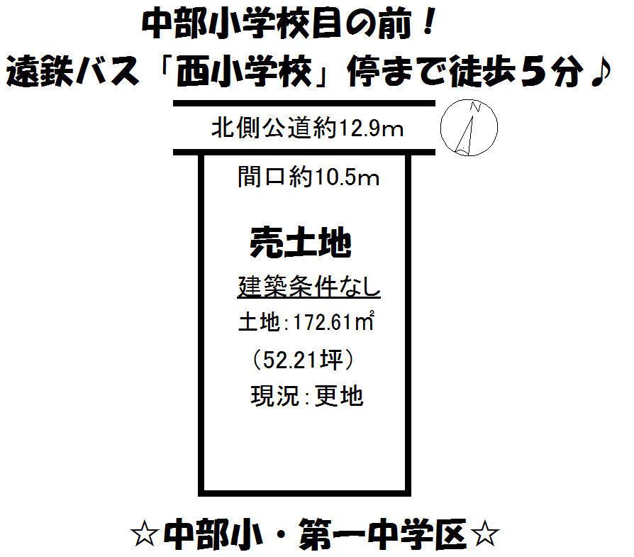 Compartment figure. Land price 11.5 million yen, Land area 172.61 sq m