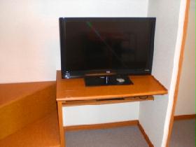 Living and room. 32-inch LCD TV