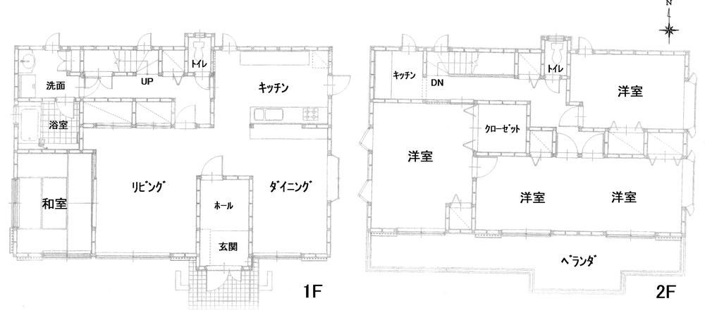 Floor plan. 24 million yen, 5LDK, Land area 266.78 sq m , Building area 150.7 sq m