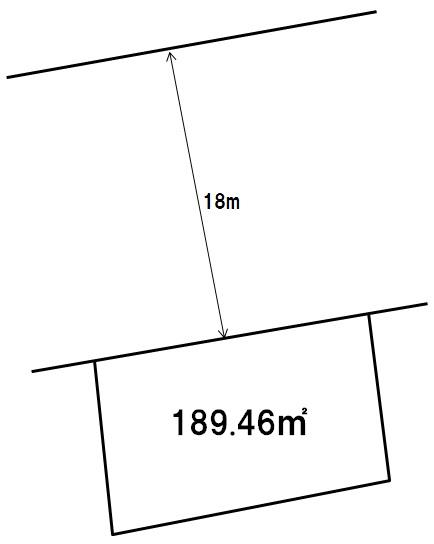 Compartment figure. Land price 10.8 million yen, Land area 189.46 sq m