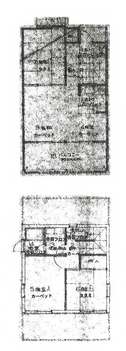 Floor plan. 3.5 million yen, 3LDK, Land area 246 sq m , Building area 77.76 sq m