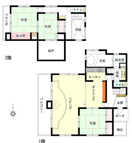 Floor plan. 18 million yen, 3LDK, Land area 415 sq m , Building area 144.89 sq m