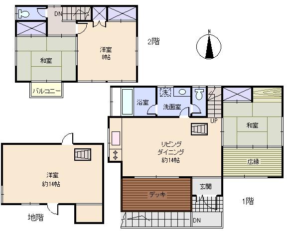 Floor plan. 15.8 million yen, 3LDK + S (storeroom), Land area 473 sq m , Building area 86.75 sq m