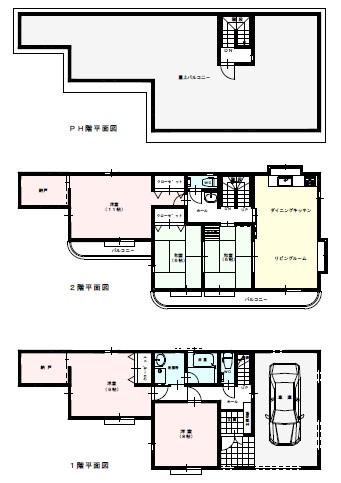 Floor plan. 35,800,000 yen, 5LDK + 2S (storeroom), Land area 171.67 sq m , Building area 139.6 sq m