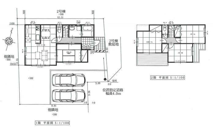 Floor plan. (1 Building), Price 26,400,000 yen, 4LDK, Land area 150 sq m , Building area 96.87 sq m