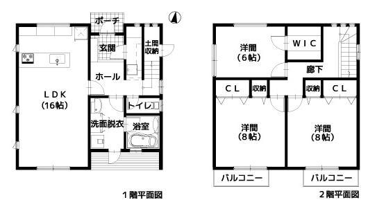 Floor plan. 31,800,000 yen, 3LDK, Land area 171 sq m , Building area 101.84 sq m