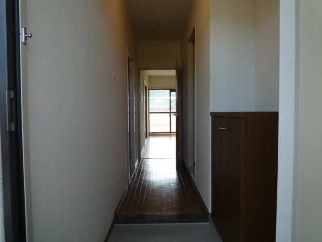 Entrance. Corridor as seen from the front door