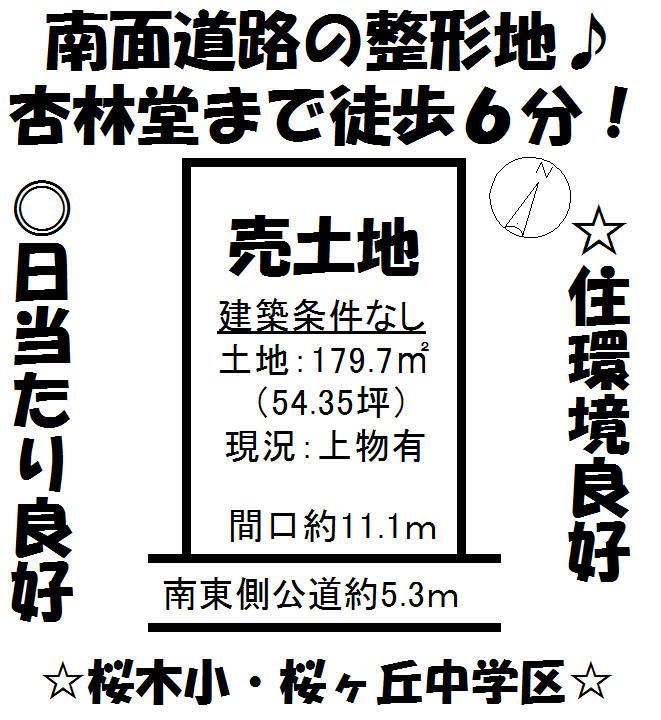 Compartment figure. Land price 7.9 million yen, Land area 179.7 sq m