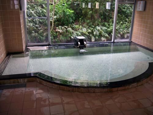 Bathroom. Shared hot spring baths