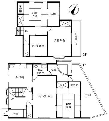 Floor plan. 15 million yen, 3LDK + S (storeroom), Land area 231 sq m , Building area 142.12 sq m