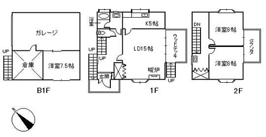 Floor plan. 9 million yen, 3LDK + S (storeroom), Land area 148 sq m , Building area 145.72 sq m