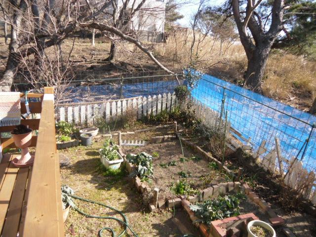 Garden. It is small, but please enjoy the vegetable garden. 