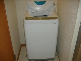 Bath. Washing machine