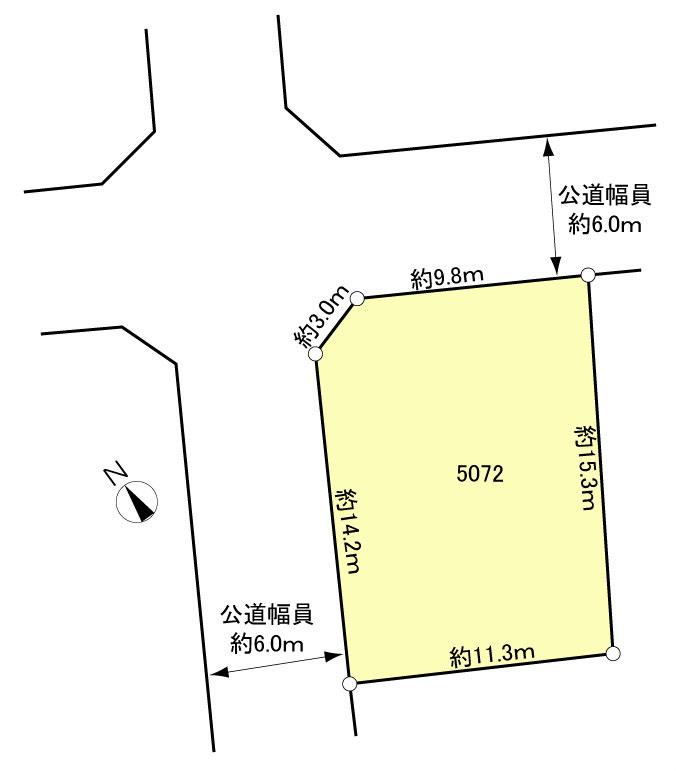 Compartment figure. Land price 17.8 million yen, Land area 189.17 sq m