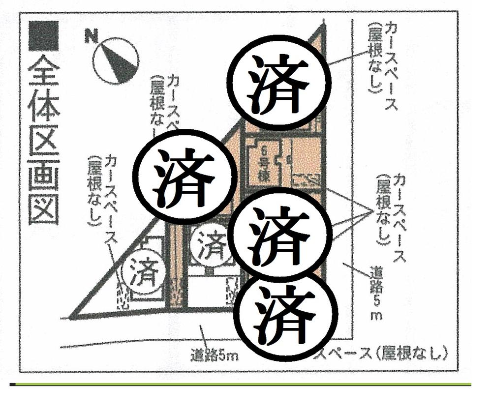 The entire compartment Figure. Two car space  ※ By vehicle type