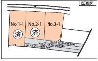 Compartment figure. Land price 17,850,000 yen, Land area 233.13 sq m