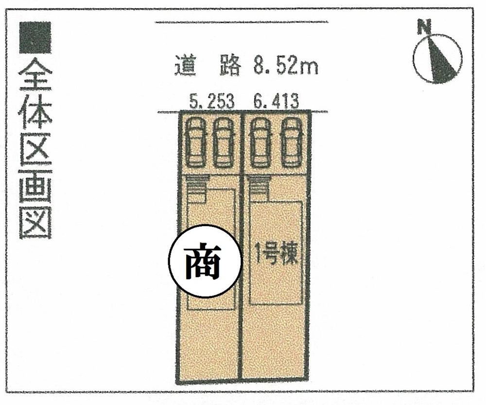 The entire compartment Figure. Two car space  ※ By vehicle type