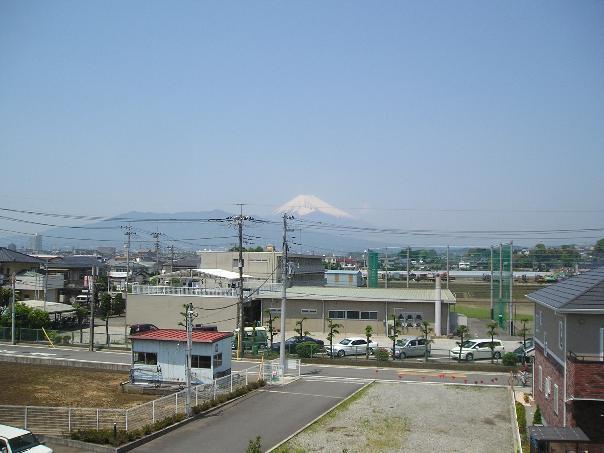 View. Mount Fuji views from the bedroom