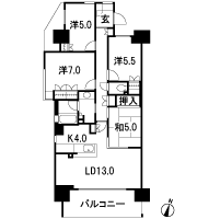 Floor: 4LDK, occupied area: 88.34 sq m, Price: 37.6 million yen