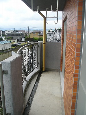Balcony. Large balcony
