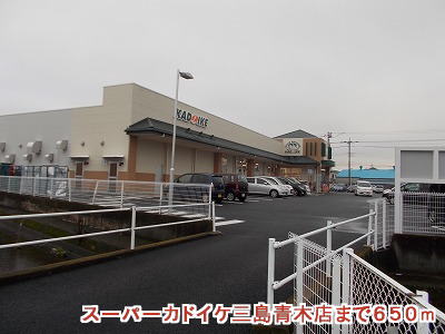Supermarket. 650m to Super Kad Ike Mishima Aoki shop (super)