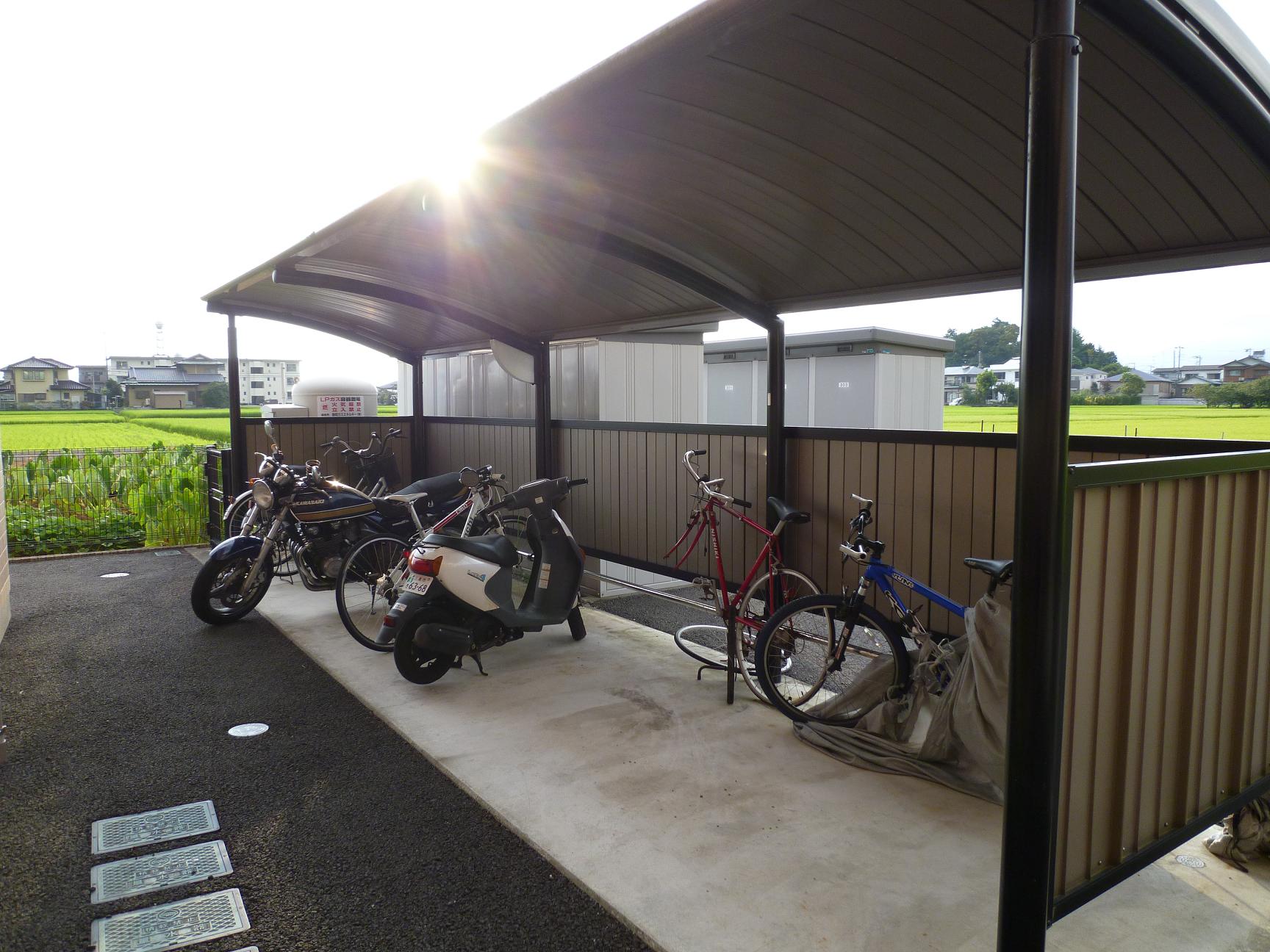 Other common areas. Bicycle-parking space