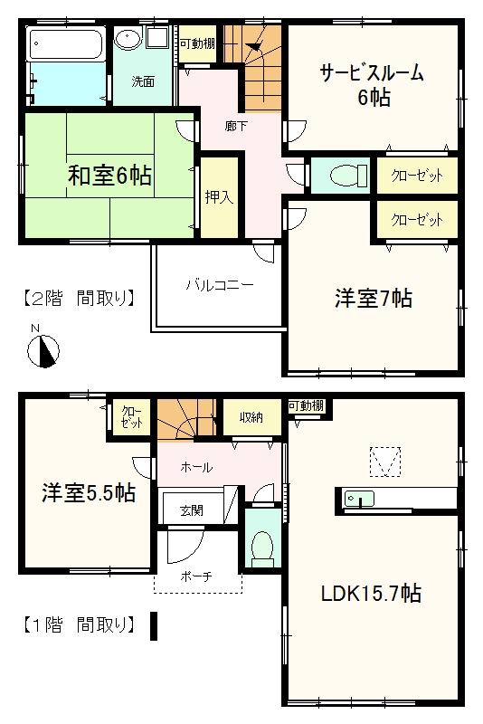 Floor plan. 32 million yen, 3LDK + S (storeroom), Land area 100.3 sq m , Building area 95.64 sq m