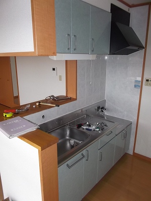 Kitchen. It has been changed to single-lever faucet