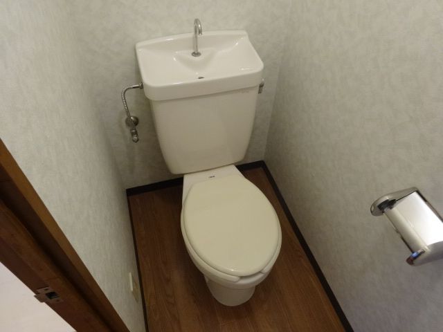 Toilet. Washbasin with cleanliness