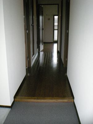 Entrance. Indoor hallway from the front door