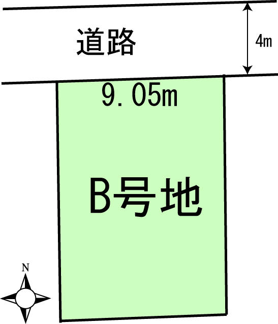 Compartment figure. Land price 16 million yen, Land area 122.31 sq m