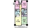 Floor plan. 3LDK, Price 12.9 million yen, Occupied area 71.51 sq m , Balcony area 8.06 sq m
