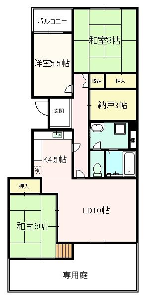 Floor plan. 3LDK + S (storeroom), Price 14.5 million yen, Occupied area 81.34 sq m