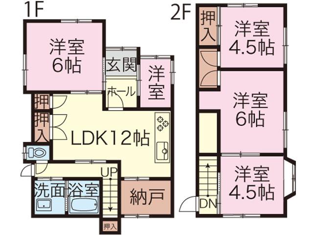 Floor plan. 7 million yen, 4LDK + S (storeroom), Land area 104.26 sq m , Building area 99.57 sq m