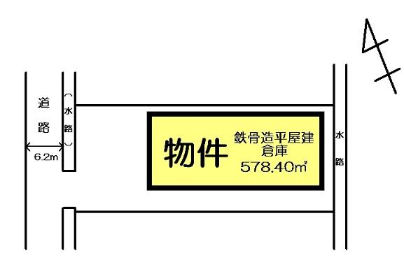 Compartment figure. Land price 53 million yen, Land area 1024 sq m
