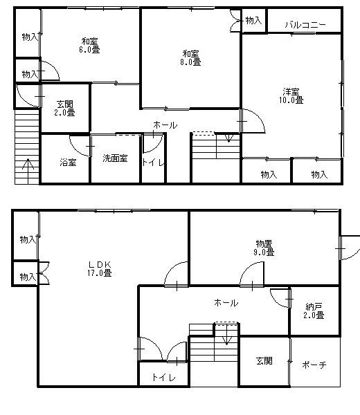 Floor plan. 24 million yen, 3LDK + 2S (storeroom), Land area 137.73 sq m , Building area 138.3 sq m 1F full renovated